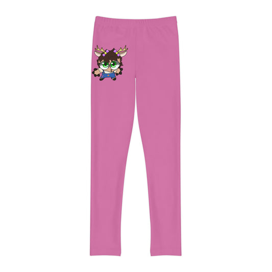 Kawaii Deer Youth Full-Length Leggings