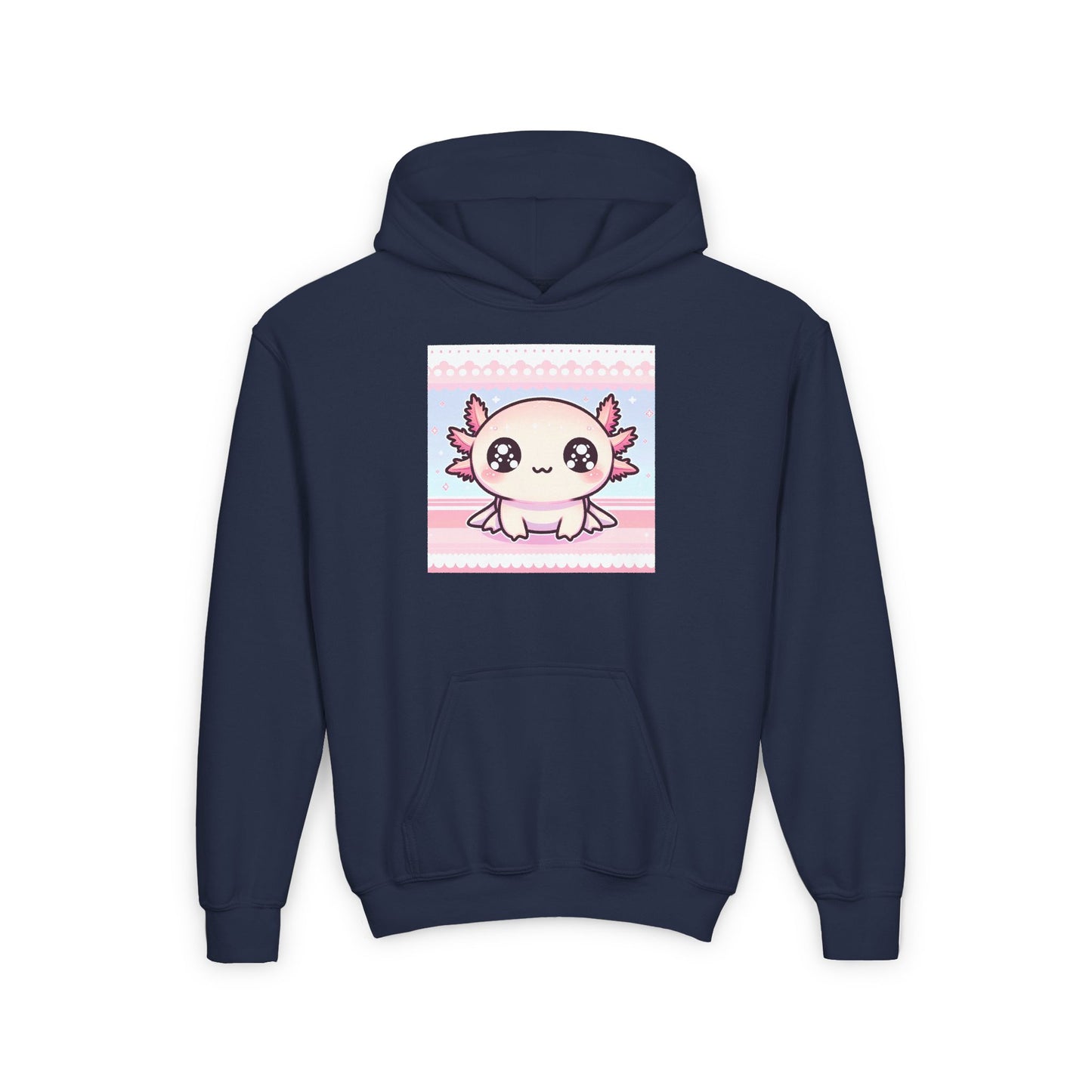 Cute Axolotl Youth Hoodie