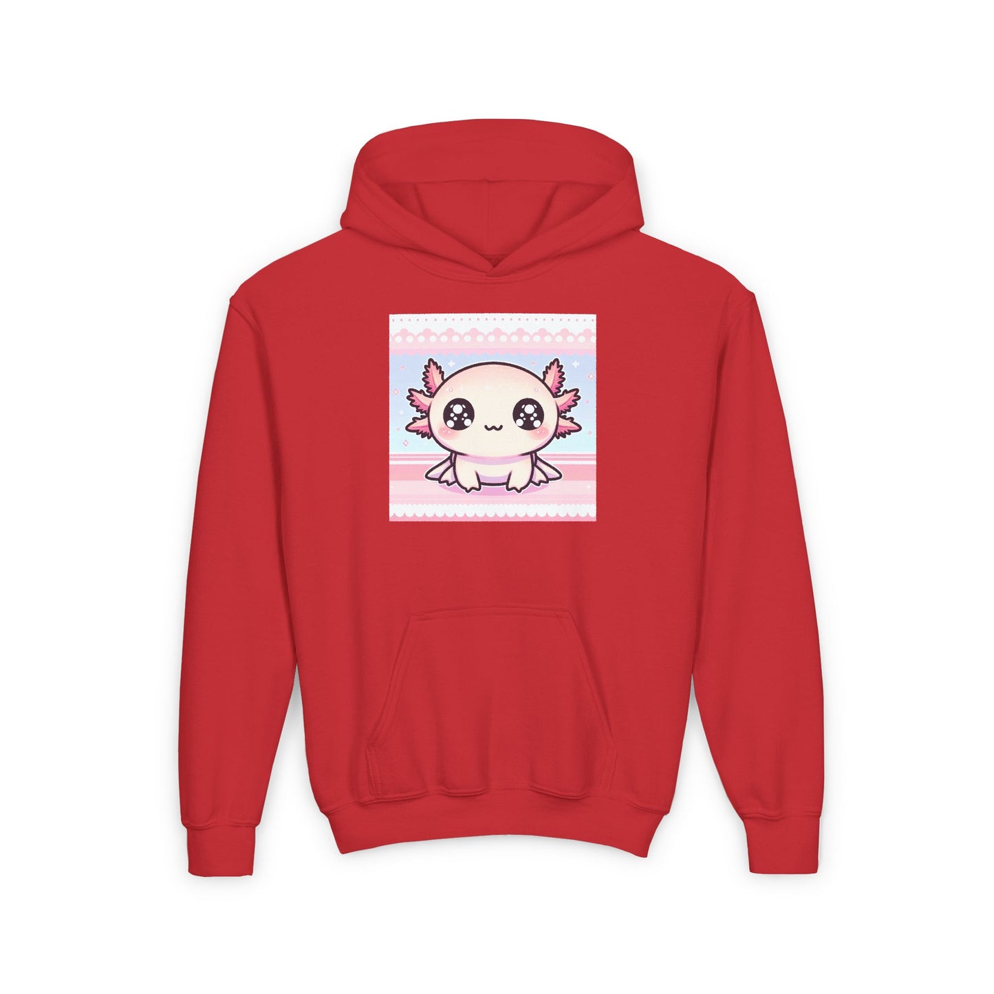 Cute Axolotl Youth Hoodie