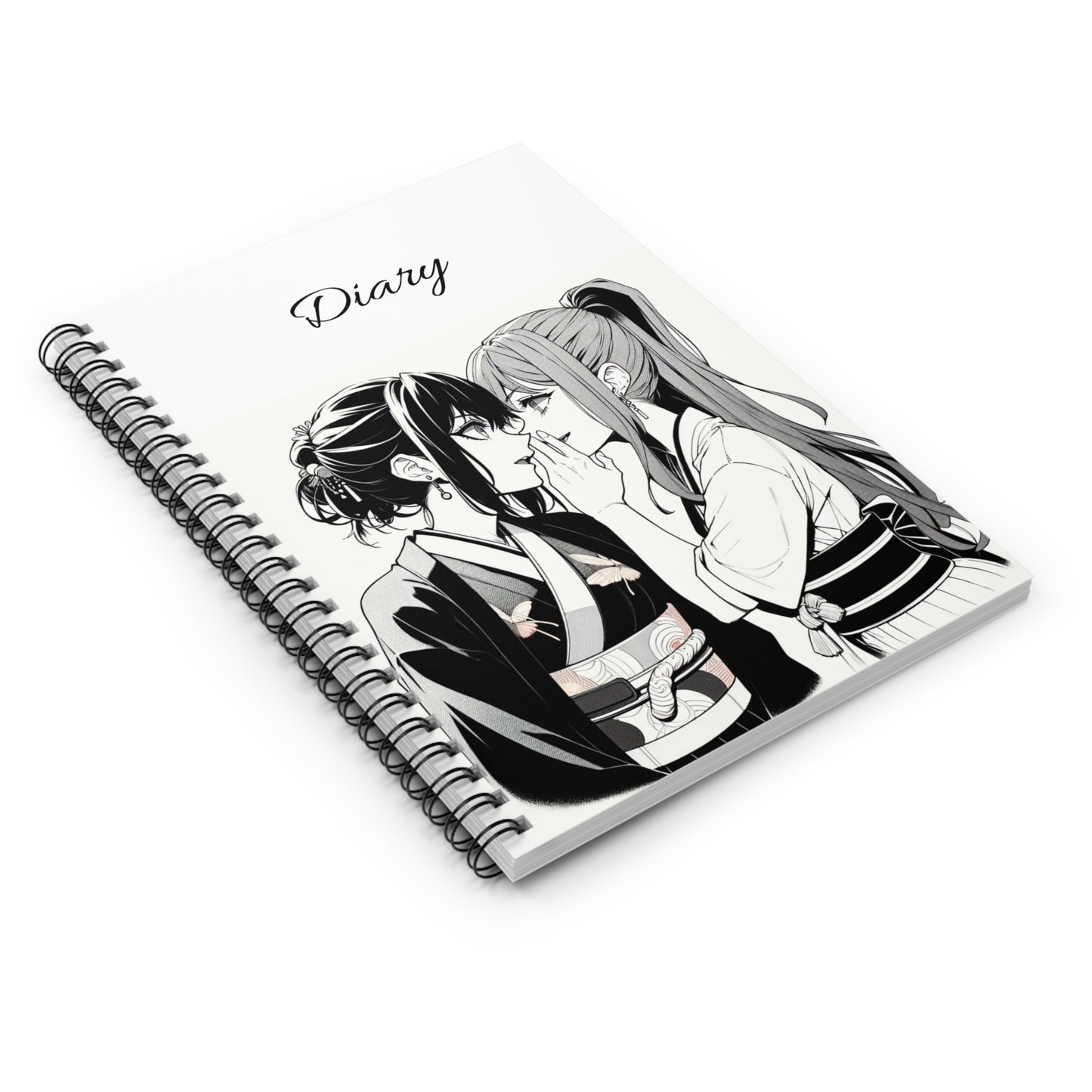 Anime Diary Spiral Notebook - Ruled Line