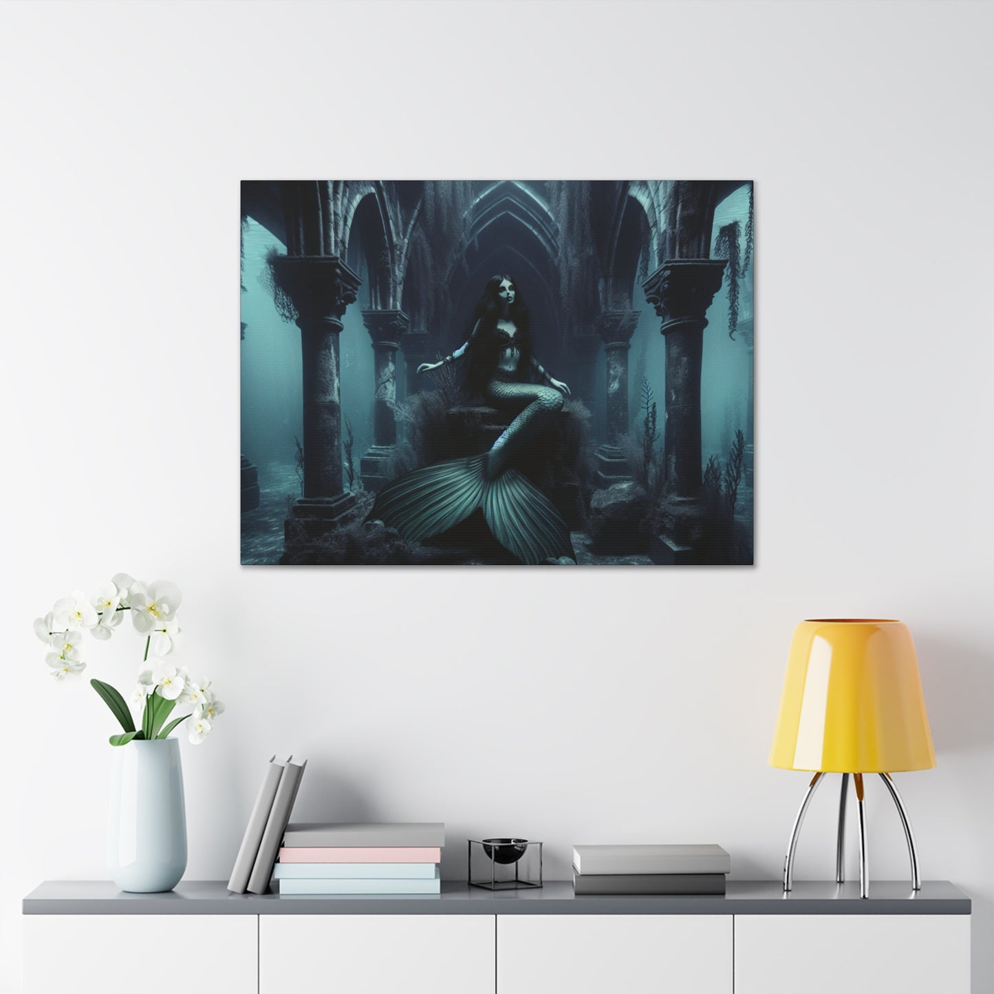 Underwater Darkness Canvas Gallery Wraps