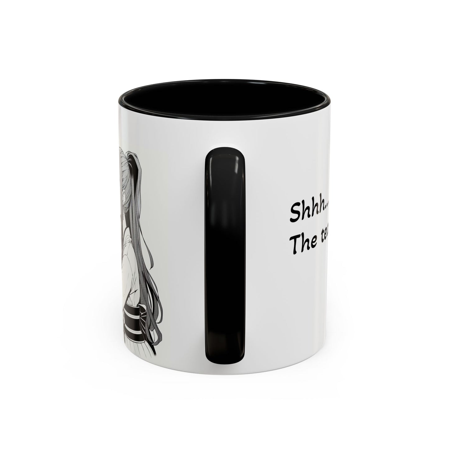 Shhh... Anime Style Coffee Mug (11, 15oz)