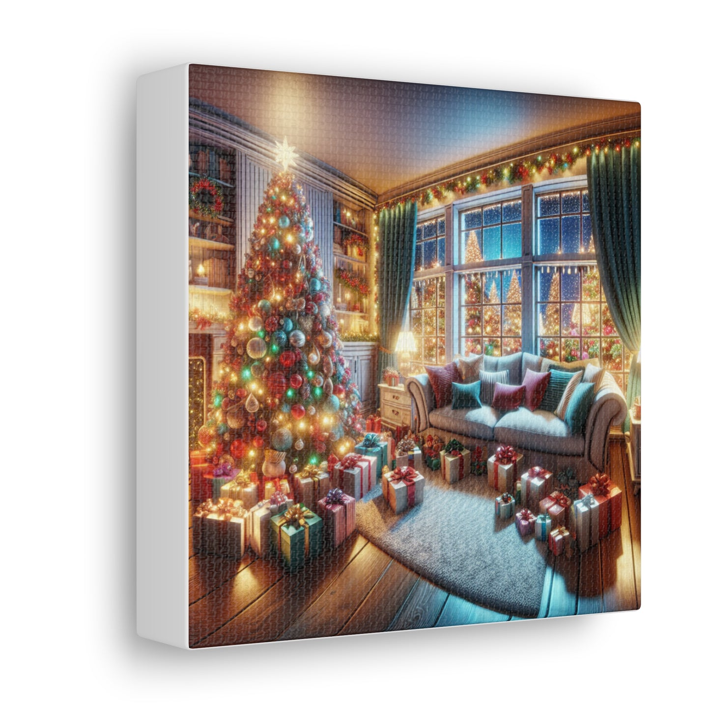 Christmas Eve Canvas Gallery Wraps