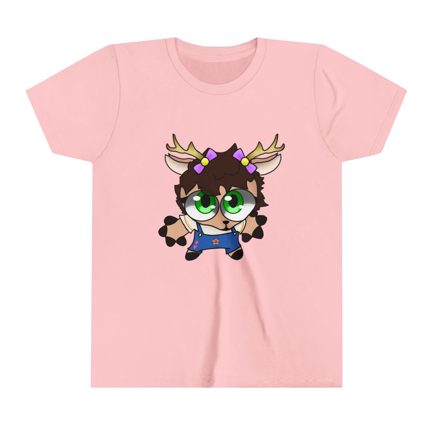 Kawaii Deer Youth Short Sleeve Tee