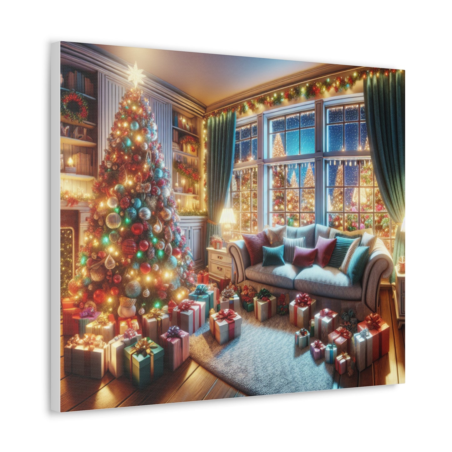 Christmas Eve Canvas Gallery Wraps