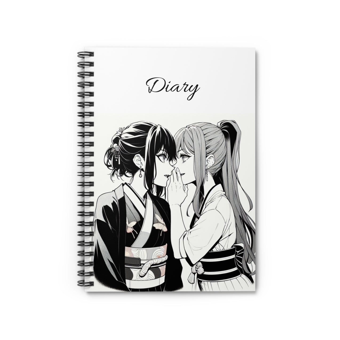 Anime Diary Spiral Notebook - Ruled Line