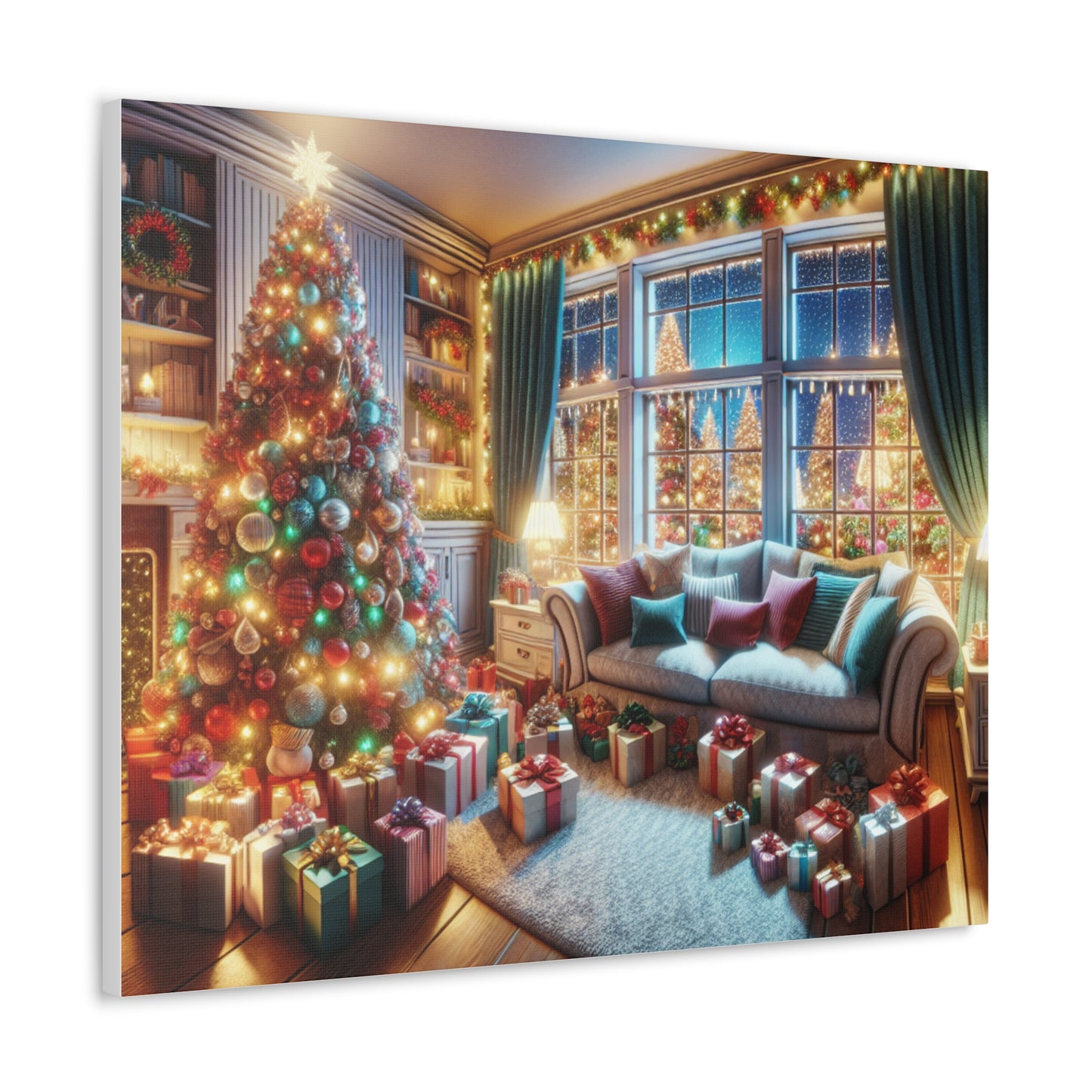 Christmas Eve Canvas Gallery Wraps