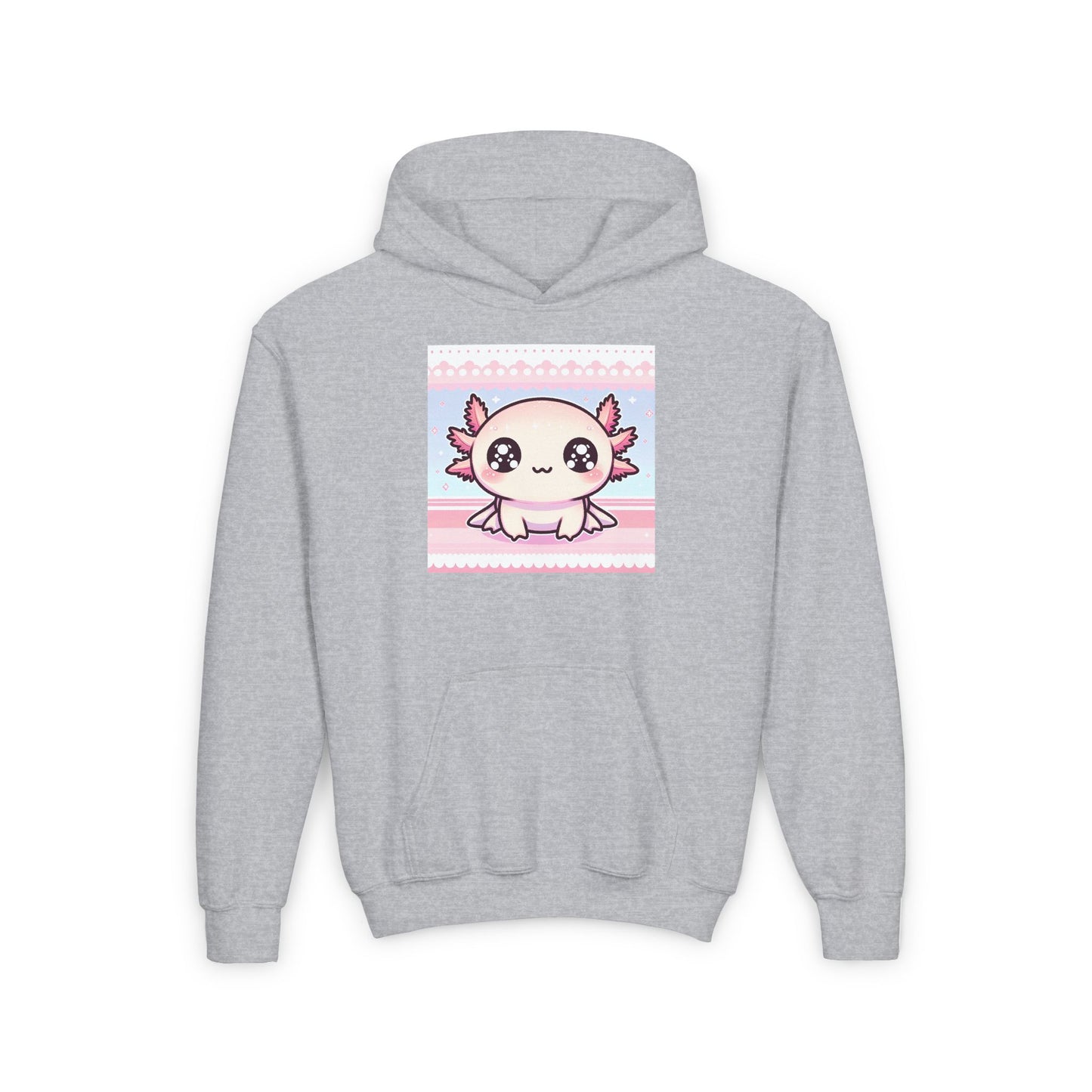 Cute Axolotl Youth Hoodie