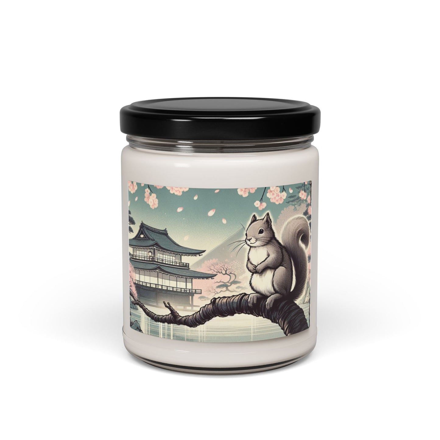 Zen Squirrel Scented Soy Candles, 9oz