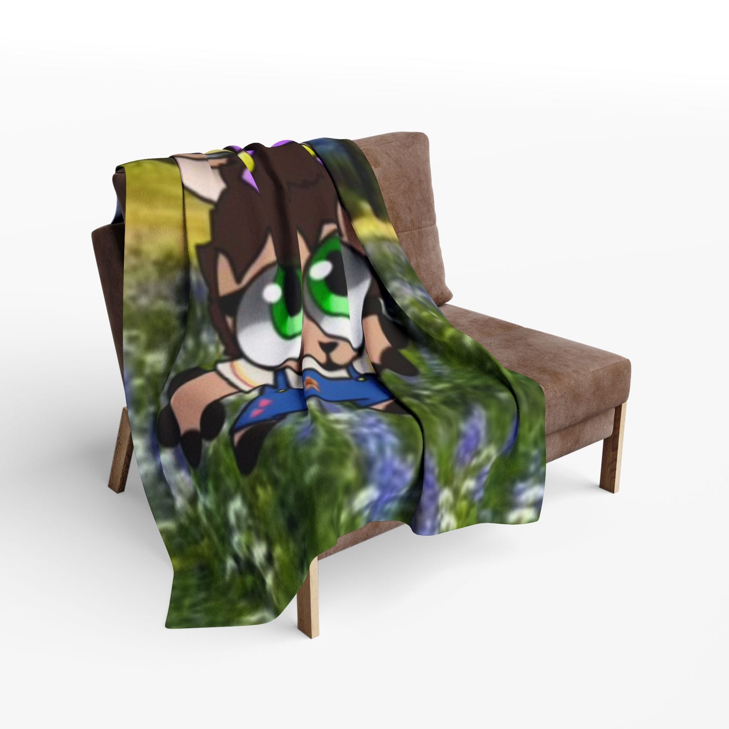 Kawaii Deer Fleece Blanket