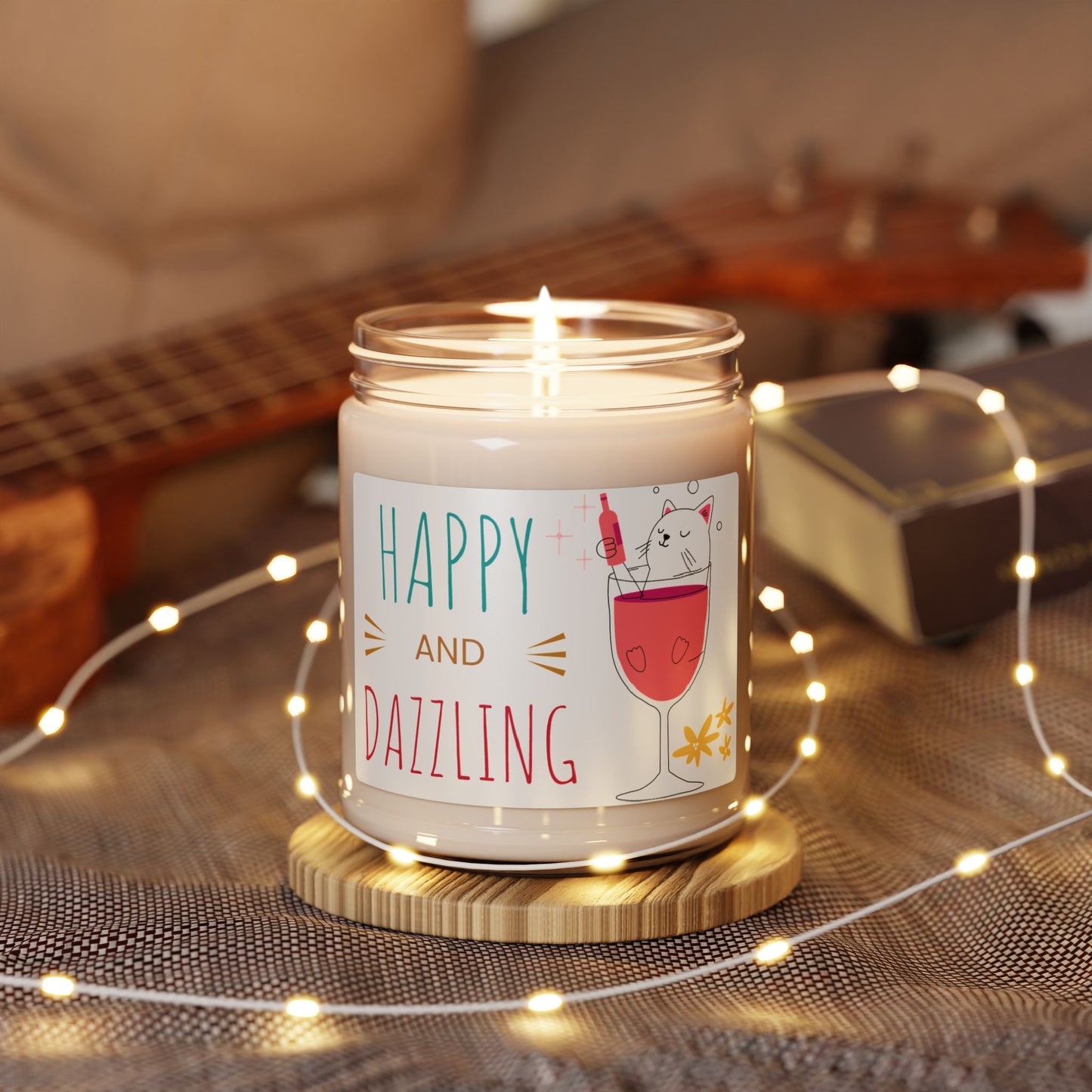 Happy & Dazzling Scented Soy Candle, 9oz