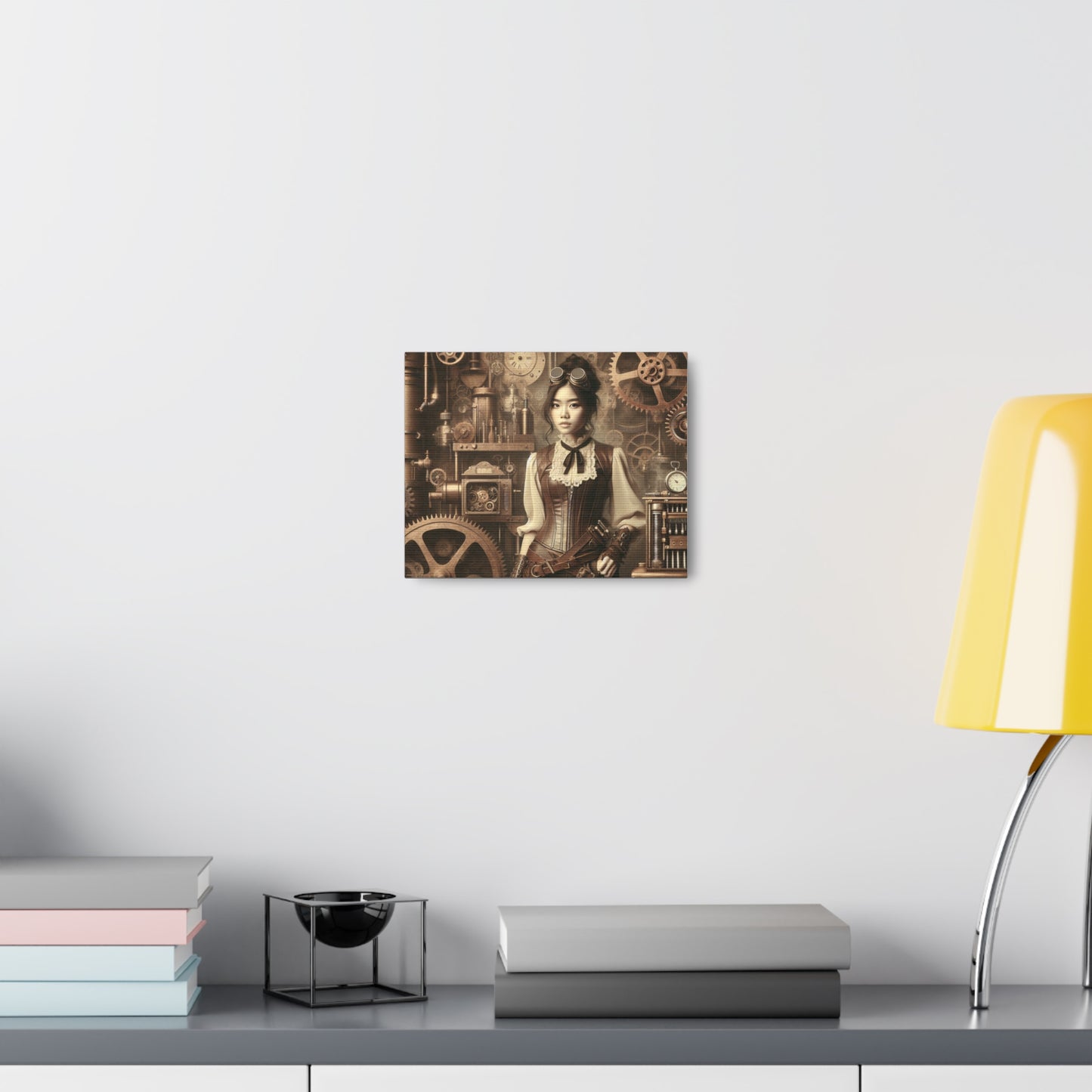 Steampunk Shopgirl Canvas Gallery Wraps