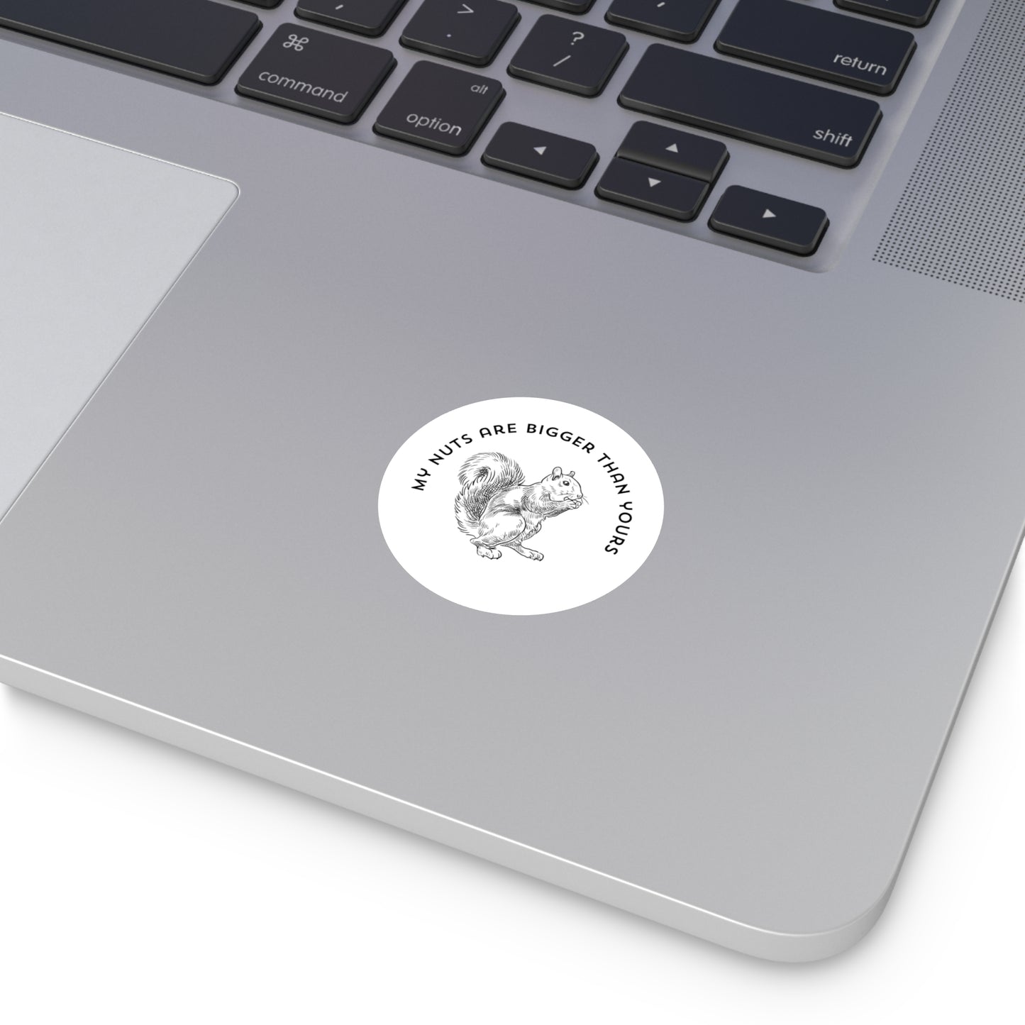 Funny Squirrel Round Sticker