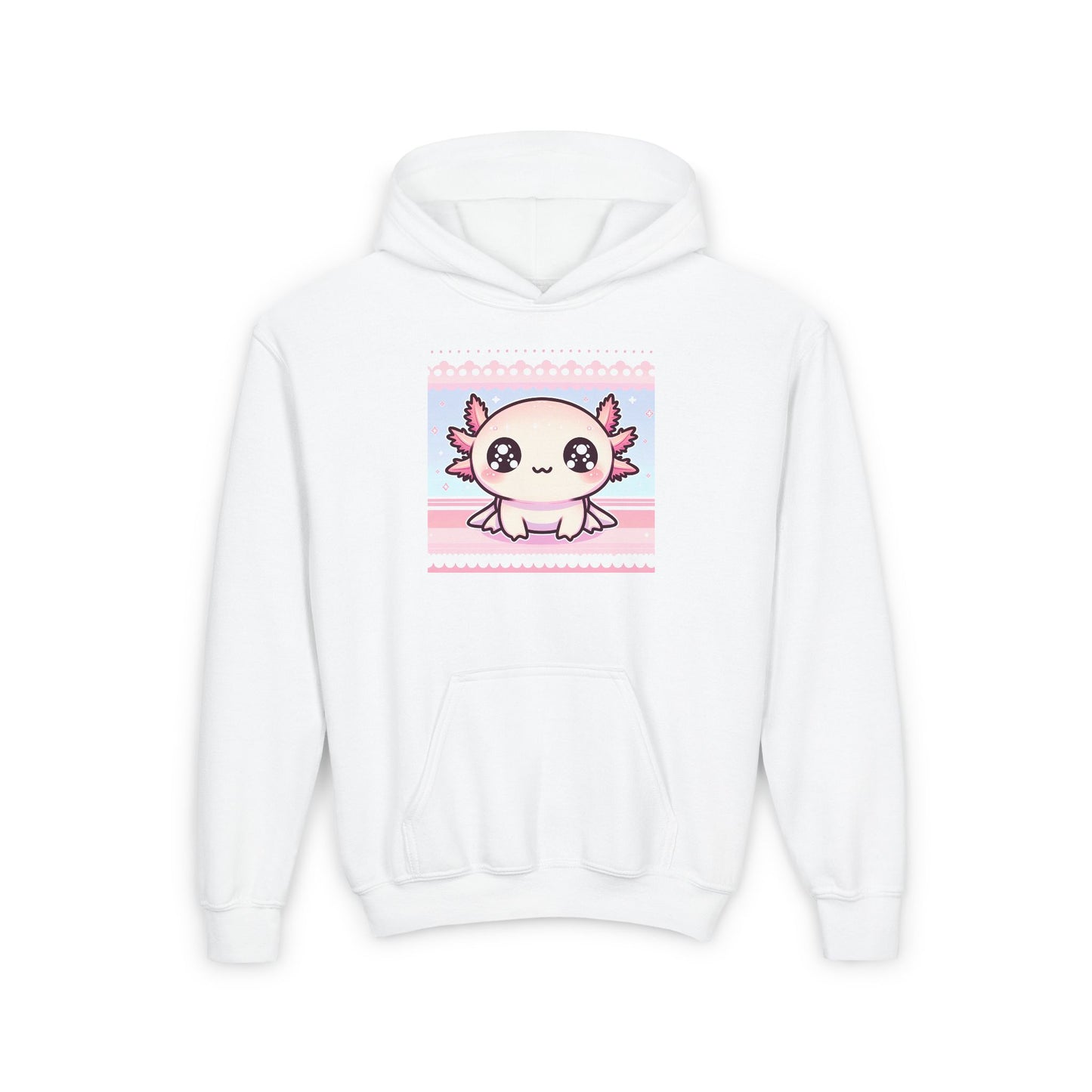 Cute Axolotl Youth Hoodie