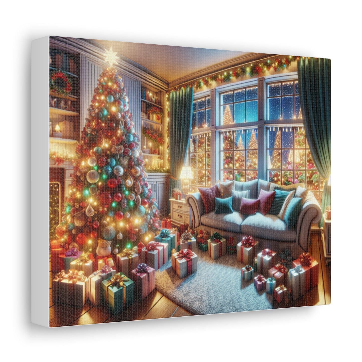 Christmas Eve Canvas Gallery Wraps