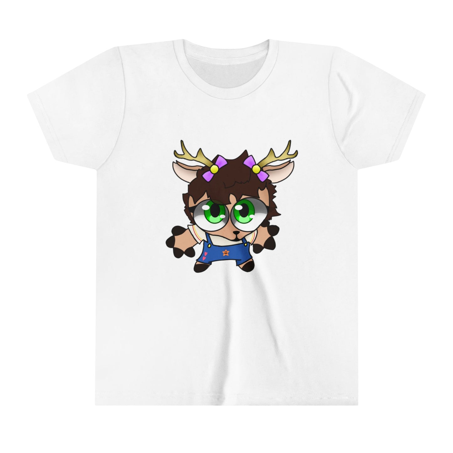 Kawaii Deer Youth Short Sleeve Tee