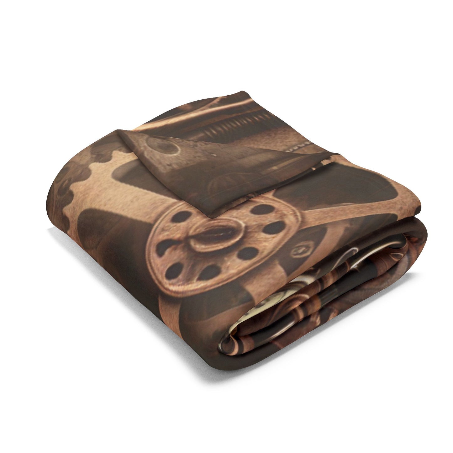 Steampunk Shopgirl Fleece Blanket