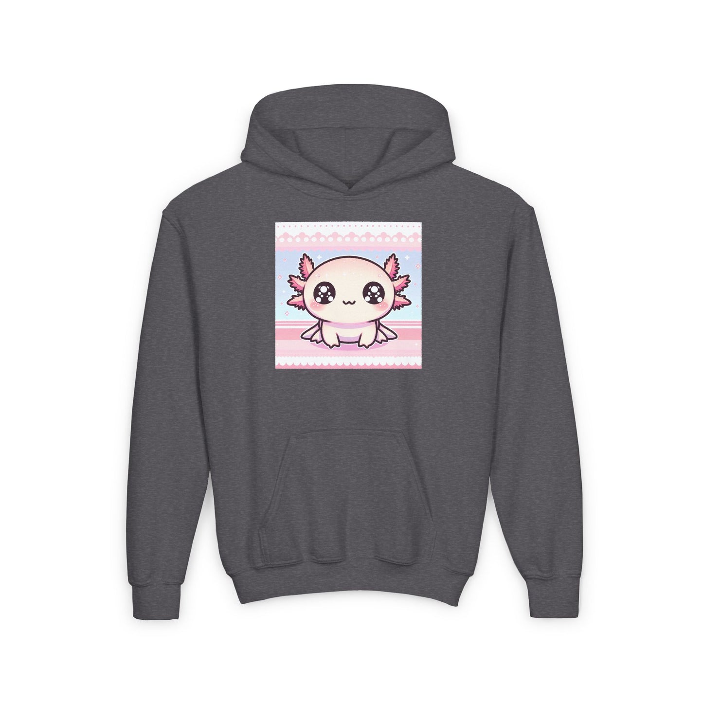 Cute Axolotl Youth Hoodie