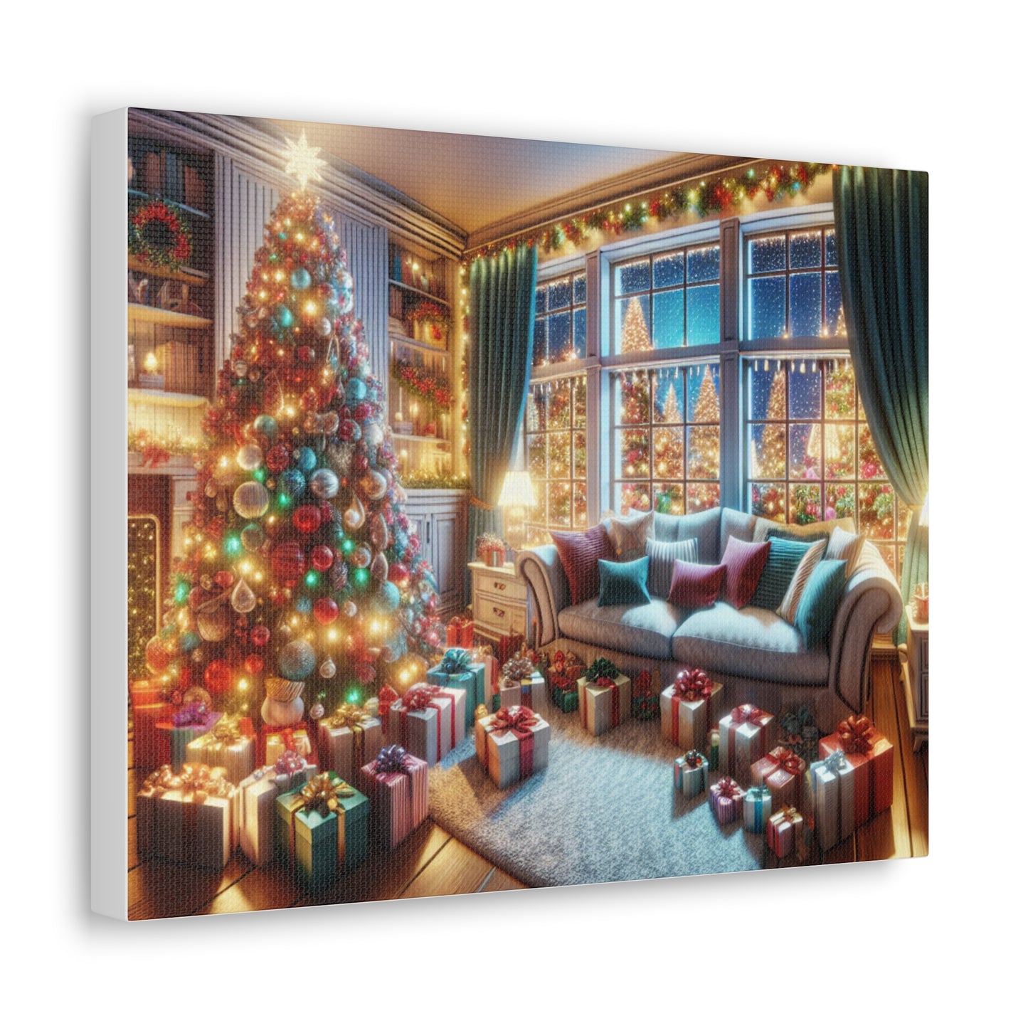 Christmas Eve Canvas Gallery Wraps