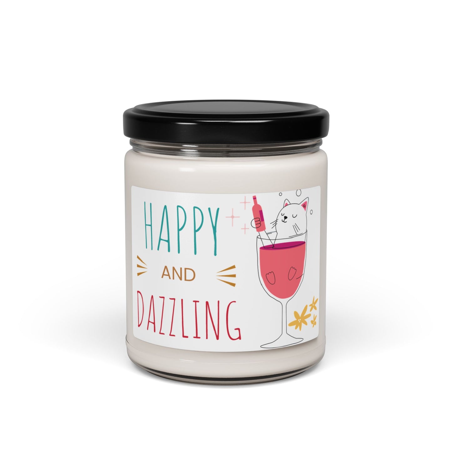 Happy & Dazzling Scented Soy Candle, 9oz