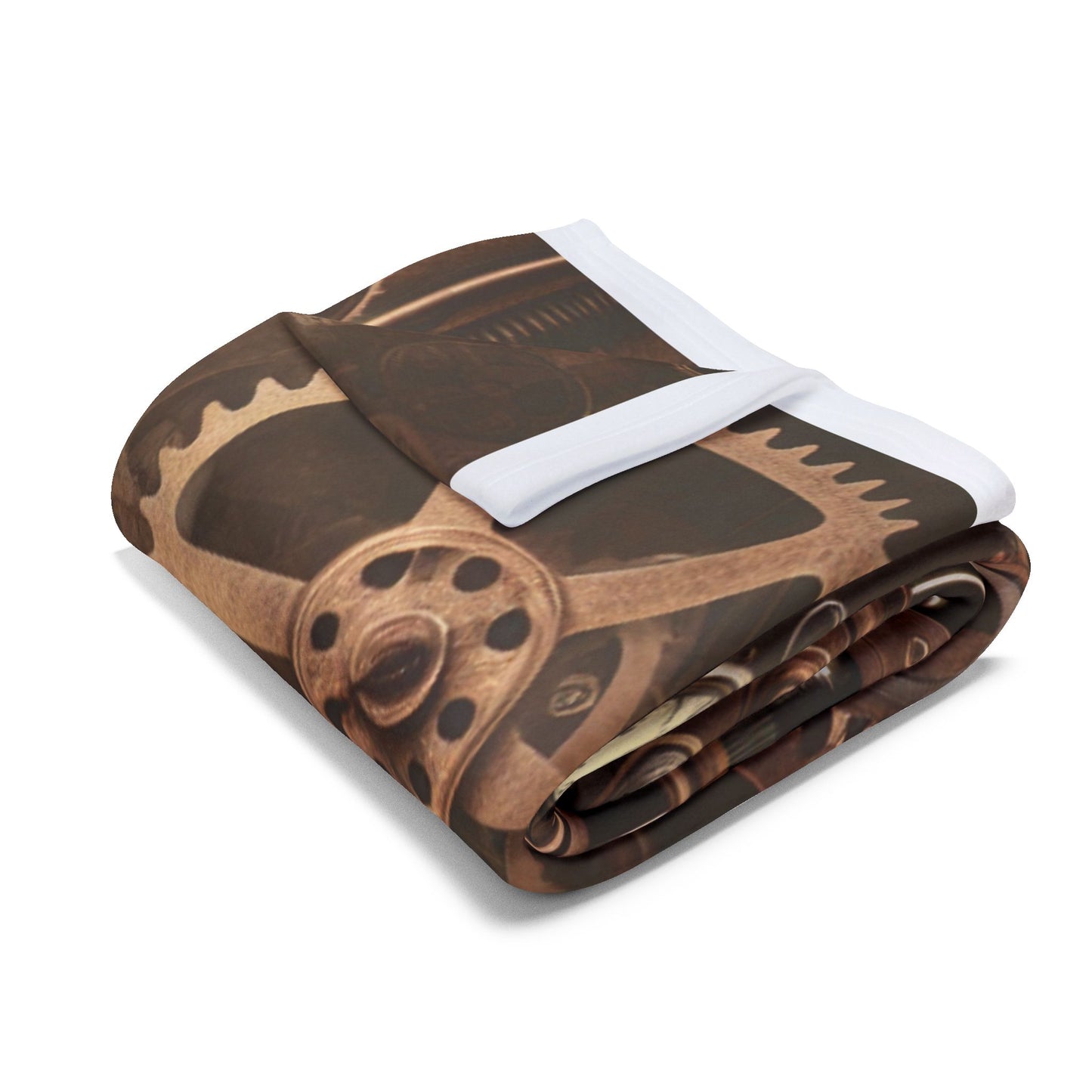 Steampunk Shopgirl Fleece Blanket