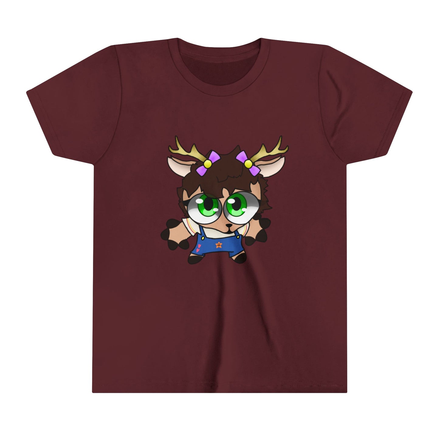 Kawaii Deer Youth Short Sleeve Tee