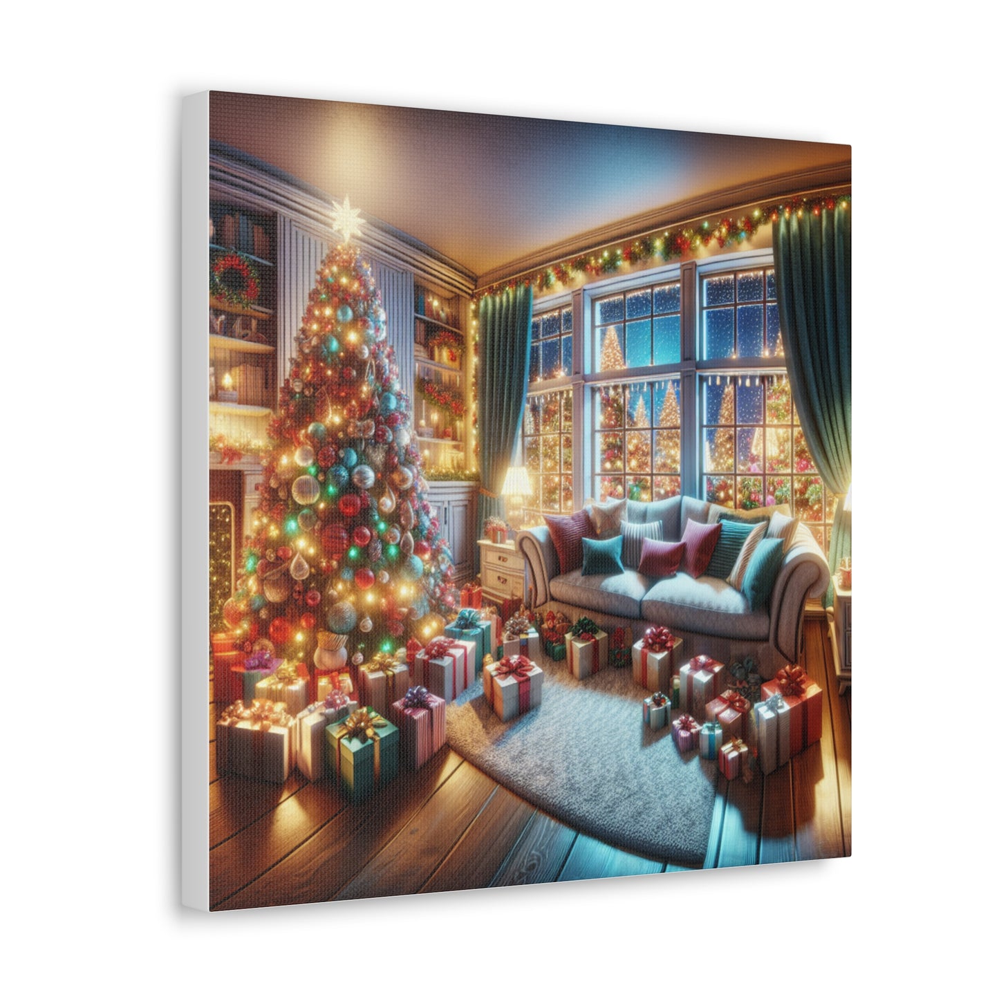 Christmas Eve Canvas Gallery Wraps