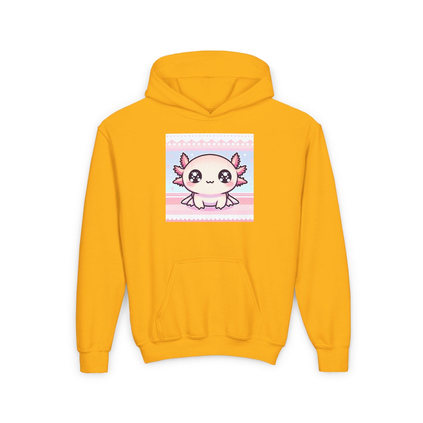 Cute Axolotl Youth Hoodie