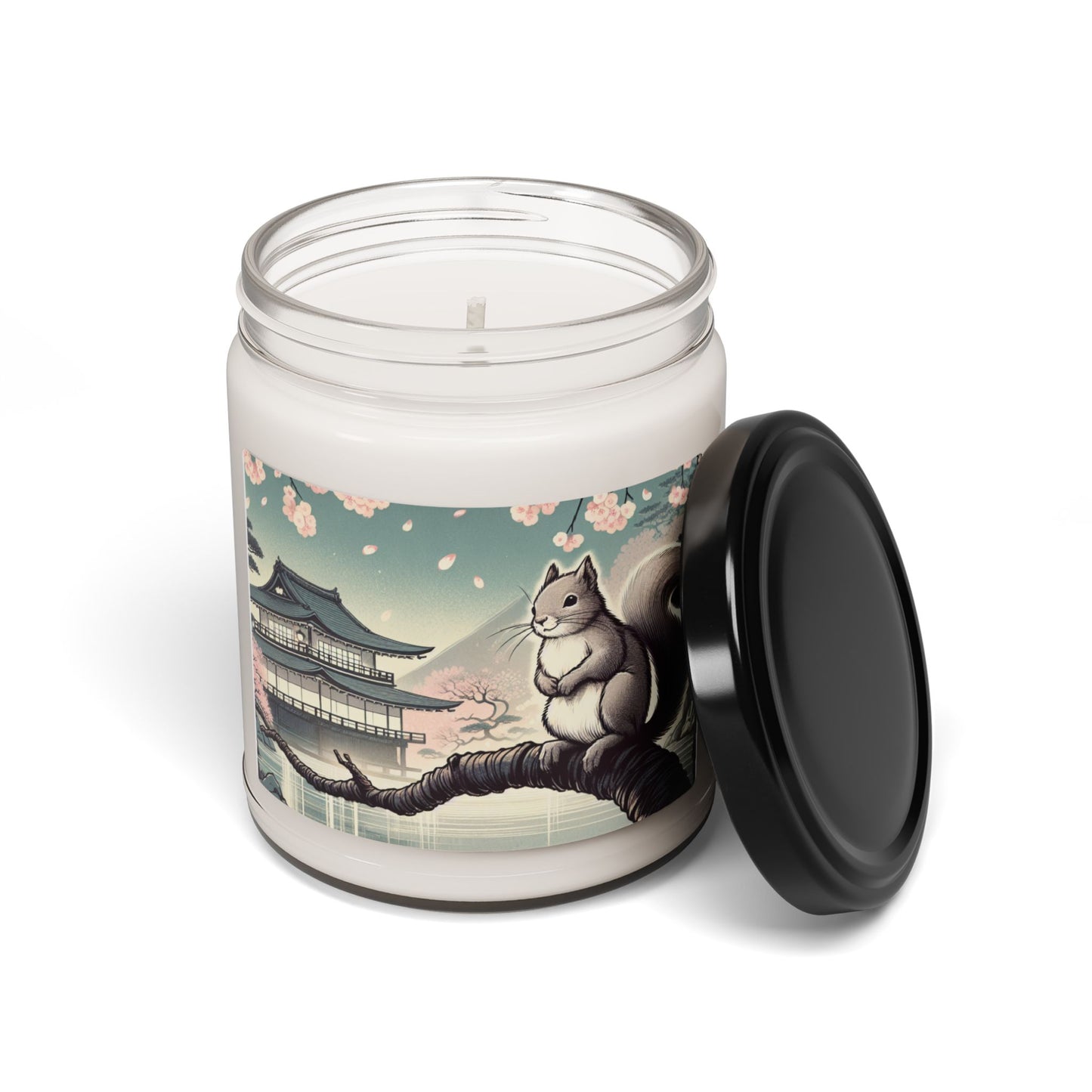 Zen Squirrel Scented Soy Candles, 9oz