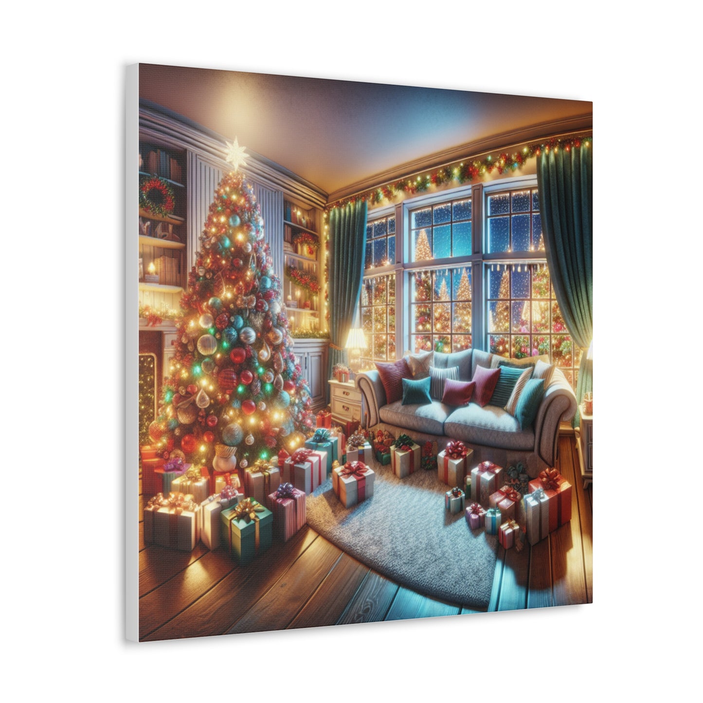 Christmas Eve Canvas Gallery Wraps