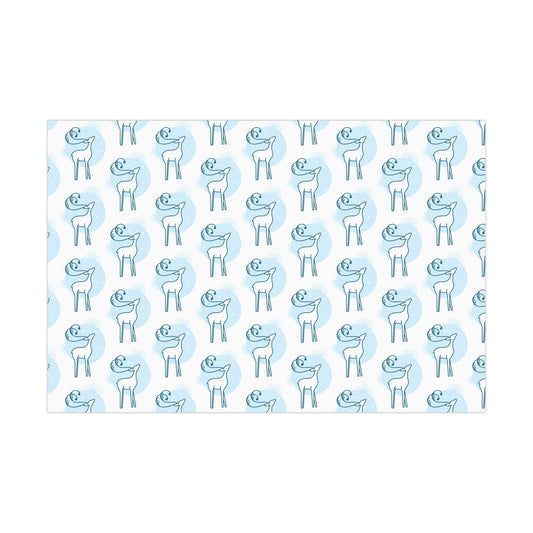 Winter Deer Gift Wrap Papers