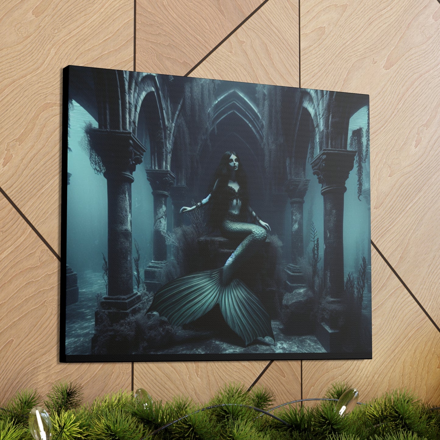 Underwater Darkness Canvas Gallery Wraps