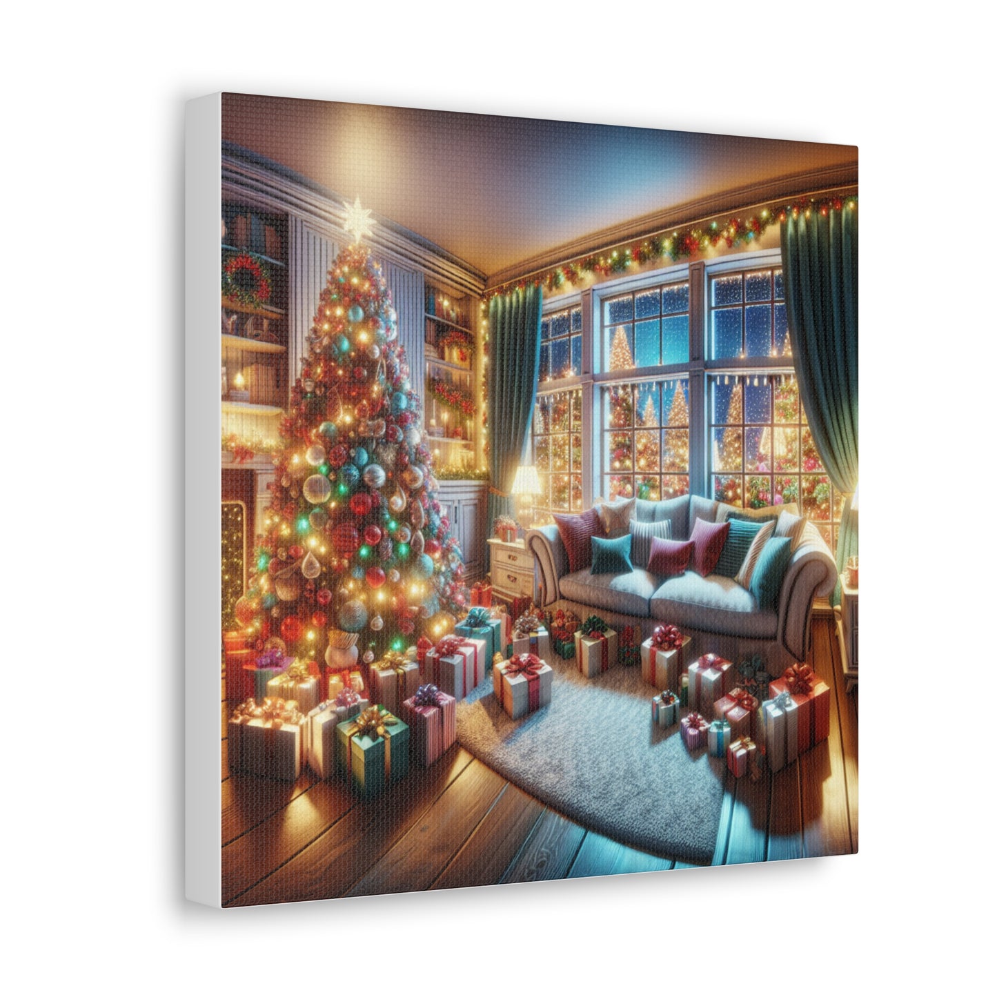 Christmas Eve Canvas Gallery Wraps