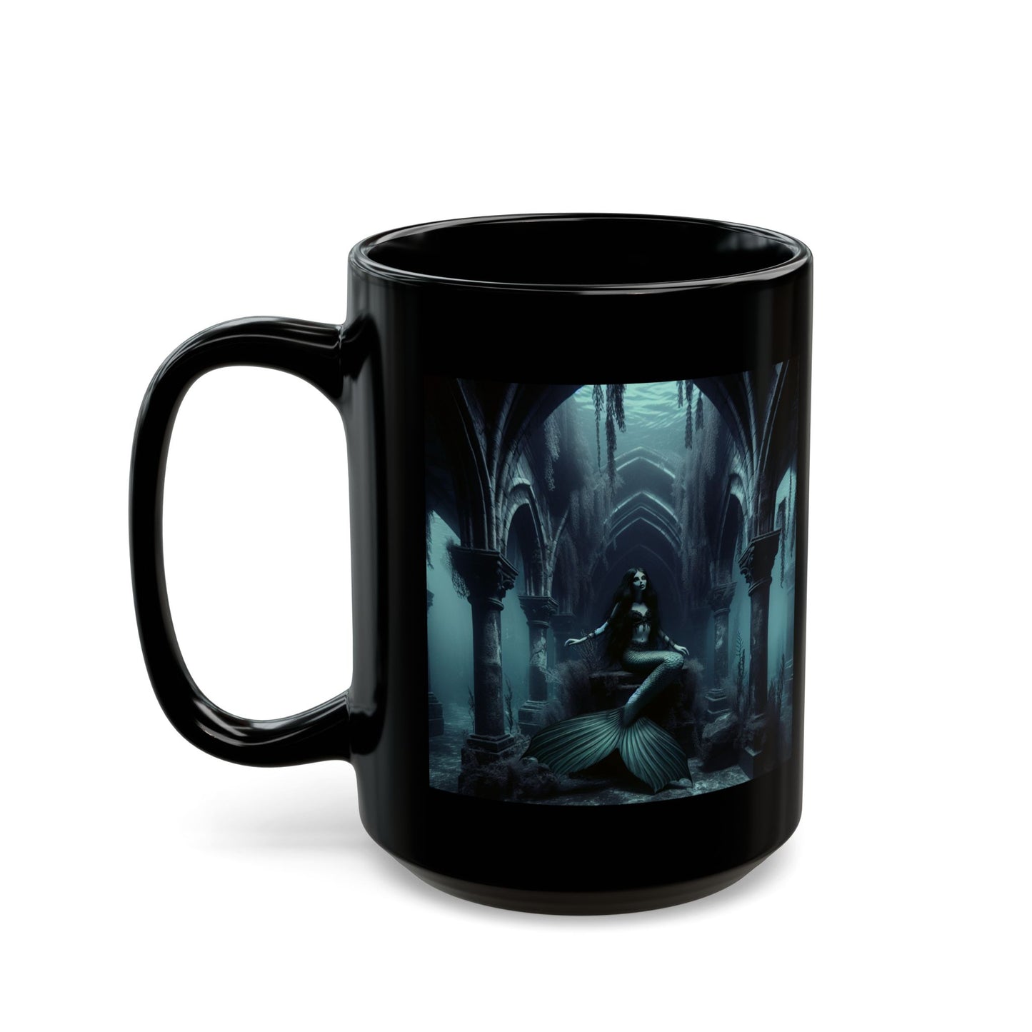 Underwater Darkness Black Mug (11oz, 15oz)