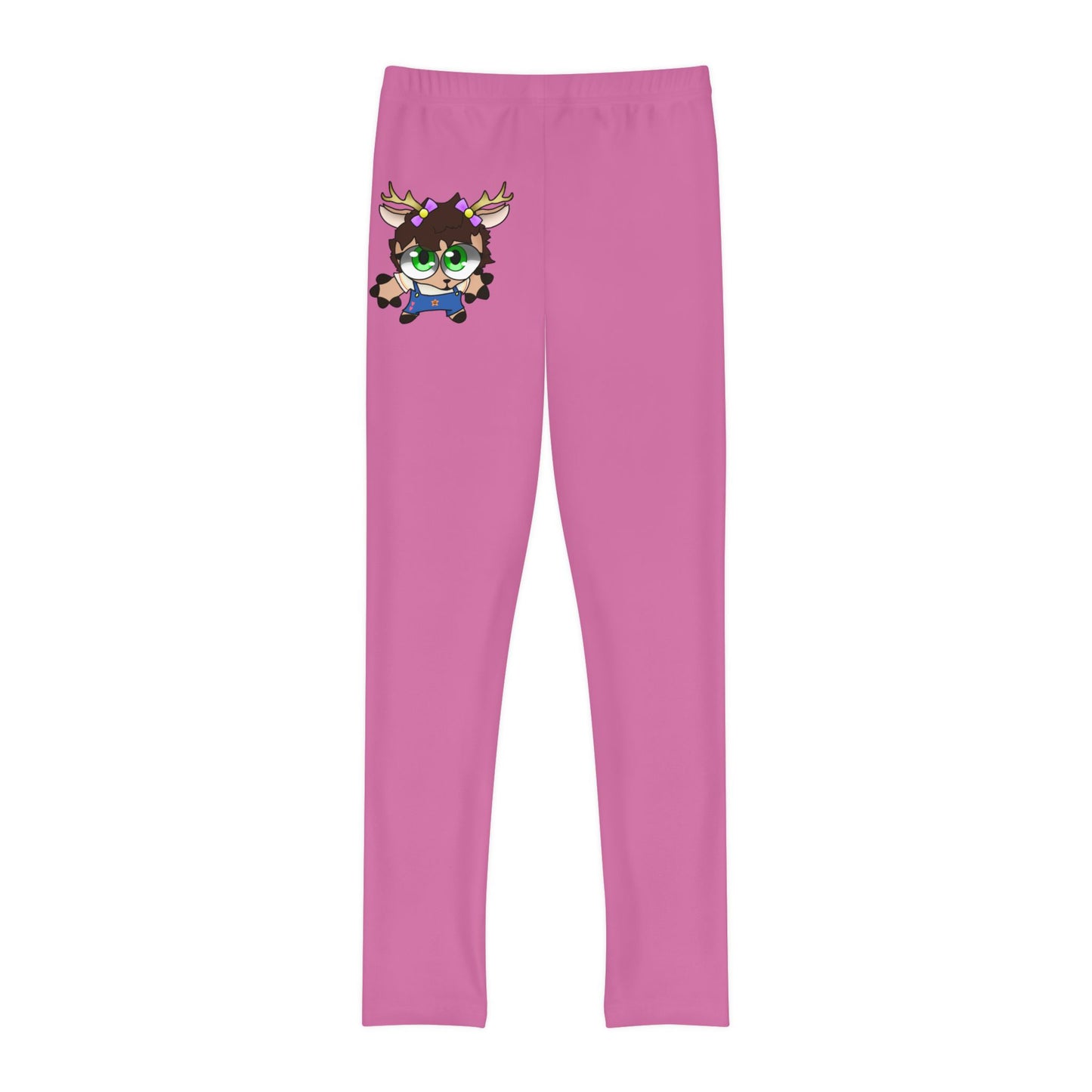 Kawaii Deer Youth Full-Length Leggings