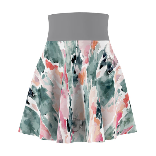 Watercolor Skater Skirt